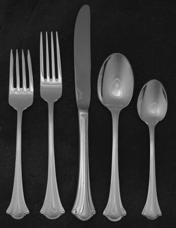Serenity (Silverplate, 1985) 5 Piece Place Setting