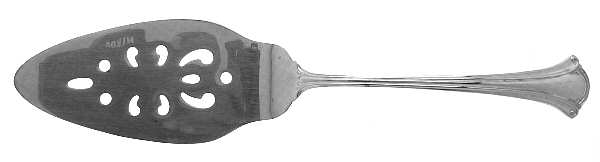 Serenity (Silverplate, 1985) Solid Pierced Pie Server