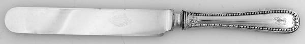 Seville (Silverplate, 1898) Monogram Hollow Handle Blunt Knife