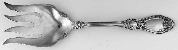 Sharon (Silverplate, 1910) Solid Salad Serving Fork