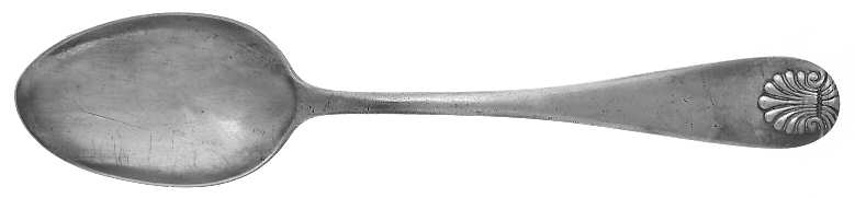 Shell (Silverplate, 1890) Place/Oval Soup Spoon