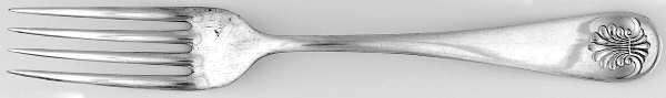 Shell (Silverplate, 1890) Fork