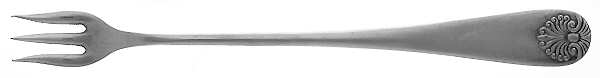 Shell (Silverplate, 1860) Cocktail/Seafood Fork