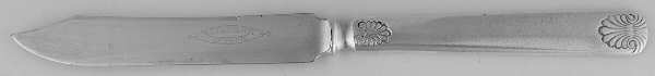 Shell (Silverplate, 1860) Individual Solid Fruit Knife