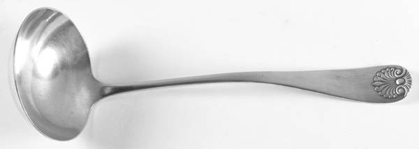 Shell (Silverplate, 1860) Oyster Ladle Solid Piece