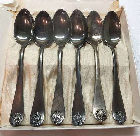 Shell (Silverplate, 1860) Demitasse Spoon