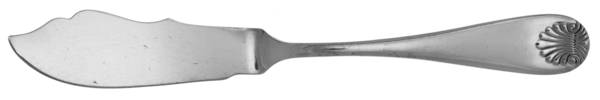 Shell (Silverplate, 1894) Flat Handle Master Butter Knife