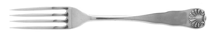 Shell (Silverplate 1886) Monogram Fork