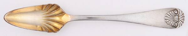 Shell (Silverplate, 1892) Spoon-Fruit/Orange
