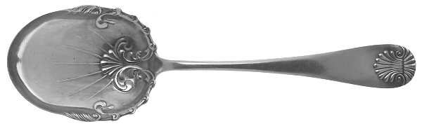 Shell (Silverplate, 1892) Solid Smooth Berry/Casserole Spoon