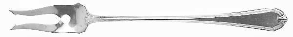 Shirley (Sterling, 1910) Short Handle Pickle/Olive Fork