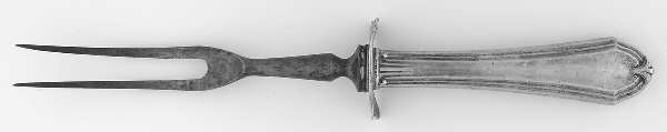 Shirley (Sterling, 1910) Small Steak Carving Fork with Stainless Prongs