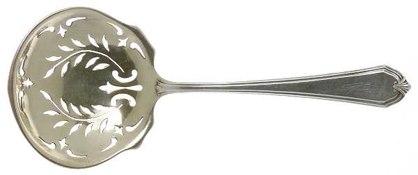 Shirley (Sterling, 1910) Solid Bon Bon Spoon with Pierced Bowl