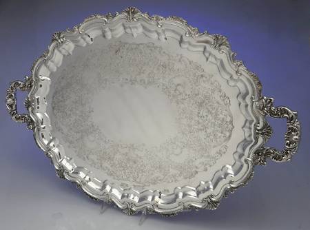Shell and Scroll (Silverplate, Hollowware) by International Silver