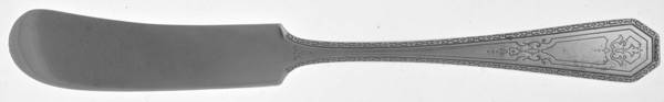 Silver Anniversary (Silverplate, 1927) Flat Handle Butter Spreader