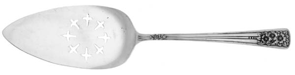 Silver Belle (Silverplate, 1940) Solid Pierced Pie Server