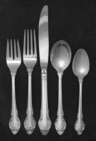 Silver Fashion (Silverplate, 1957) 5 Piece Place Setting