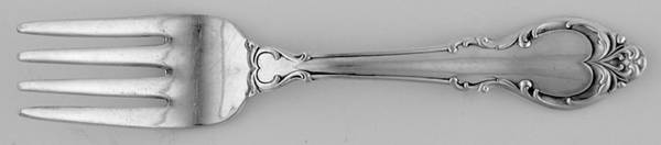 Silver Fashion (Silverplate, 1957) Baby Fork