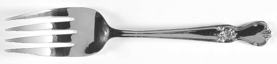Signature (Silverplate, 1960) Small Solid Cold Meat Serving Fork