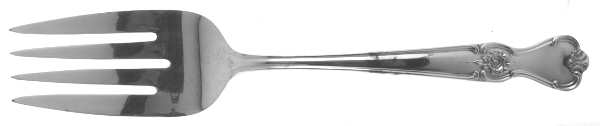 Signature (Silverplate, 1960) Medium Solid Cold Meat Serving Fork