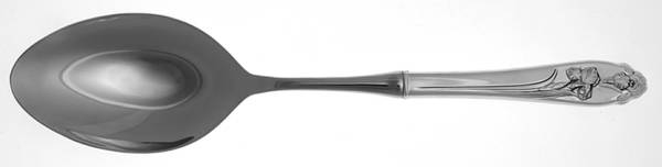 Silver Iris (Sterling, 1955) Dressing Spoon with Stainless Bowl