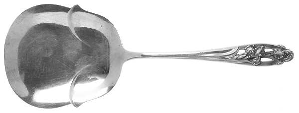 Silver Iris (Sterling, 1955) Tomato Server, Solid Piece