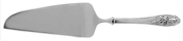 Silver Iris (Sterling, 1955) Pie & Cake Server with Stainless Blade