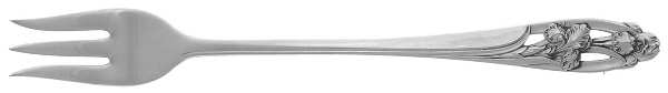 Silver Iris (Sterling, 1955) Short Handle Pickle/Olive Fork