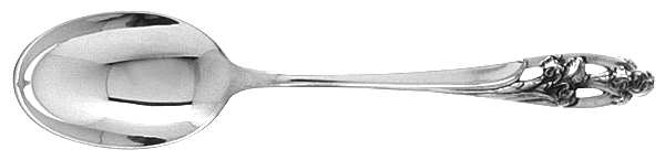Silver Iris (Sterling, 1955) Dessert/Oval Soup Spoon