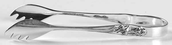 Silver Iris (Sterling, 1955) Sugar Tongs