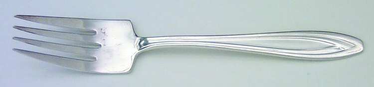 Silhouette (Silverplate, 1930) Individual Salad Fork