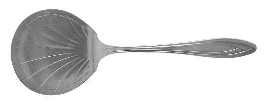 Silhouette (Silverplate, 1930) Tomato Server, Solid Piece