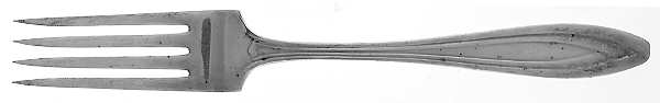 Silhouette (Silverplate, 1930) Fork