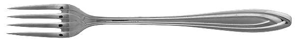 Silhouette (Silverplate, 1930) Grille Fork (Viande)