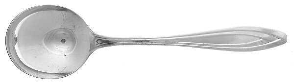 Silhouette (Silverplate, 1930) Round Bowl Soup Spoon (Gumbo)