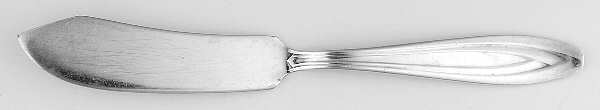 Silhouette (Silverplate, 1930) Flat Handle Master Butter Knife