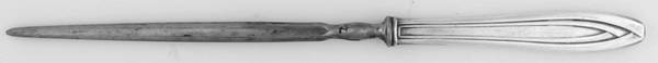 Silhouette (Silverplate, 1930) Small Steel Rod Sharpener Knife
