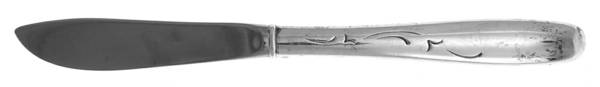 Silhouette (Sterling, 1957) Modern Hollow Butter Spreader (Stainless)