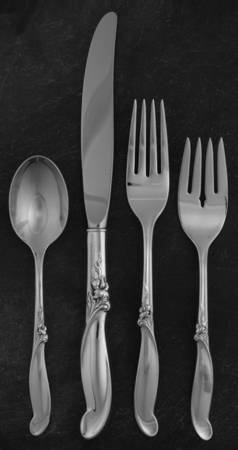 Silver Melody (Sterling, 1955) 4 Piece Place Size Setting