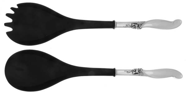 Silver Melody (Sterling, 1955) Plastic Bowl 2-Piece Salad Set by International Silver