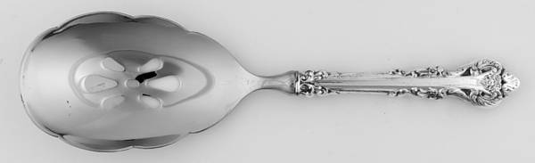 Silver Masterpiece (Sterling, 1970) Pierced Casserole Spoon with Stainless Bowl