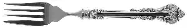 Silver Masterpiece (Sterling, 1970) Individual Hollow Fish Fork, Stainless Tines by International Silver