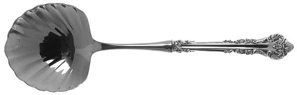 Silver Masterpiece (Sterling, 1970) Casserole Spoon with Stainless Shell Bowl