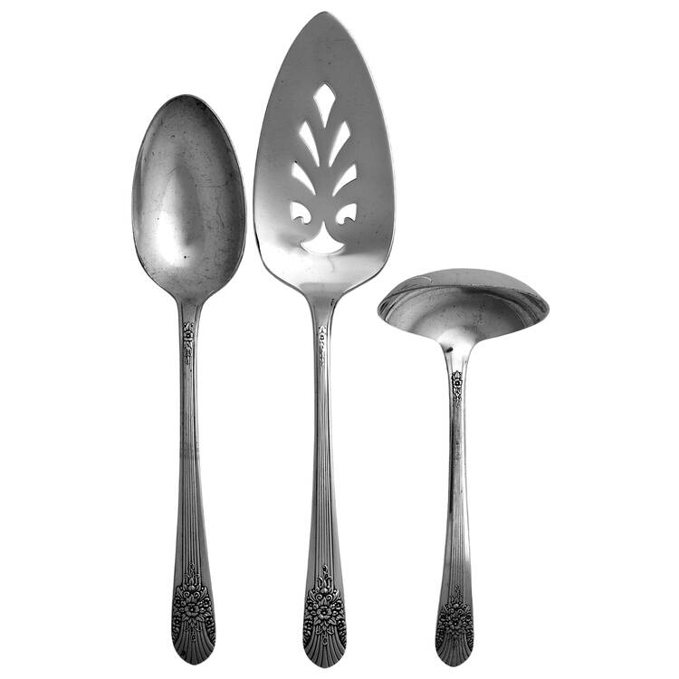 Silver Mist-Marigold (Silverplate, 1935) 3 Piece Completer Set