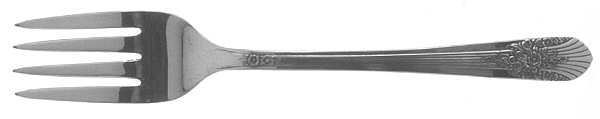 Silver Mist-Marigold (Silverplate, 1935) Individual Salad Fork