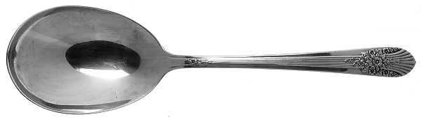 Silver Mist-Marigold (Silverplate, 1935) Solid Smooth Casserole Spoon