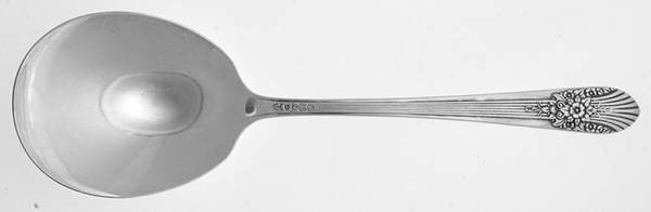 Silver Mist-Marigold (Silverplate, 1935) Solid Smooth Casserole Spoon