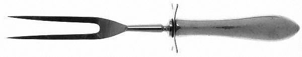 Simplicity (Sterling, 1936) Large Stainless-Prong Roast Carving Fork