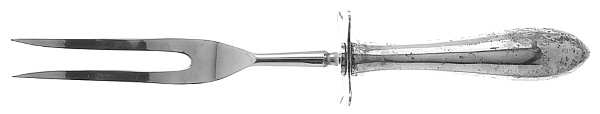 Simplicity (Sterling, 1936) Small Steak Carving Fork with Stainless Prongs