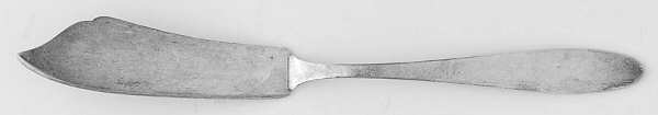 Simplicity (Sterling, 1936) Flat Handle Master Butter Knife